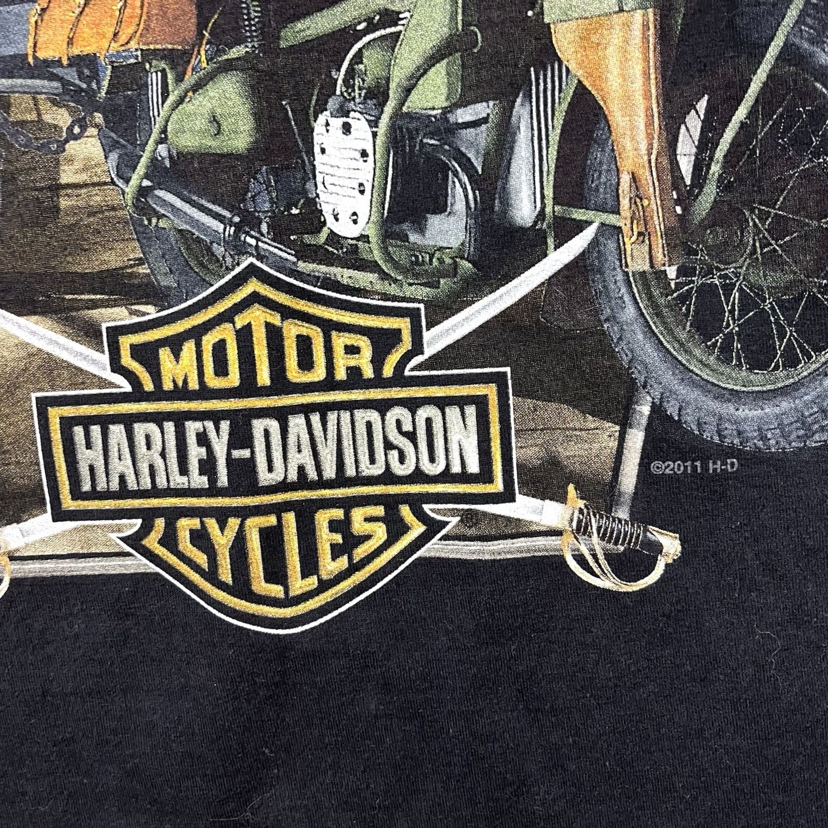 Harley Davidson VINTAGE Harley-Davidson T-Shirt Large Black 2000s Sturgis Motorcycle Graphic Print Hemes Beefy-T Men Short Sleeve Crew Neck Size US L / EU 52-54 / 3 - 4 Thumbnail