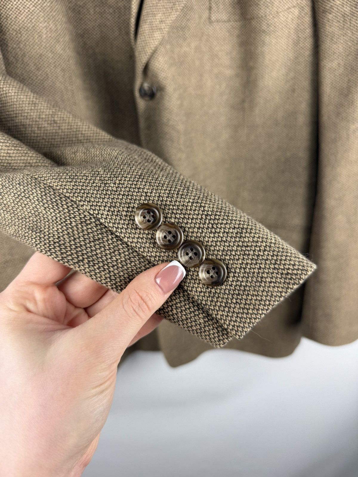 Polo Ralph Lauren Polo By Ralph Lauren Vintage Tweed Blazer Jacket Sportcoat Size 46R - 11 Thumbnail