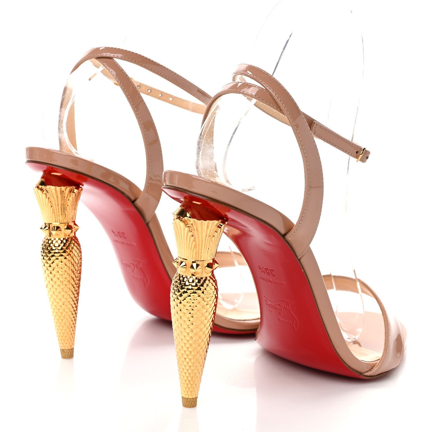 Christian Louboutin o1s1wg110924 Lipqueen Pumps in Nude Size US 8 / IT 38 - 5 Thumbnail