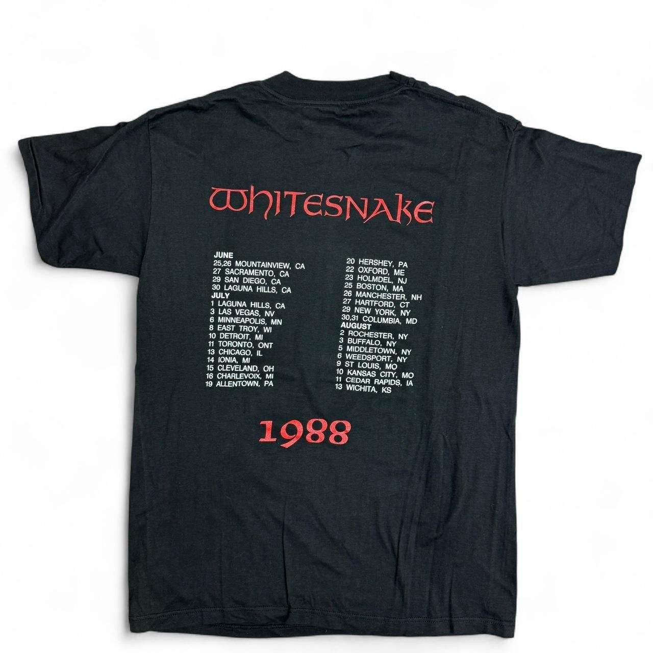 Other VTG 1987 Whitesnake David Coverdale black t-shirt Size XL Size US XL / EU 56 / 4 - 3 Thumbnail