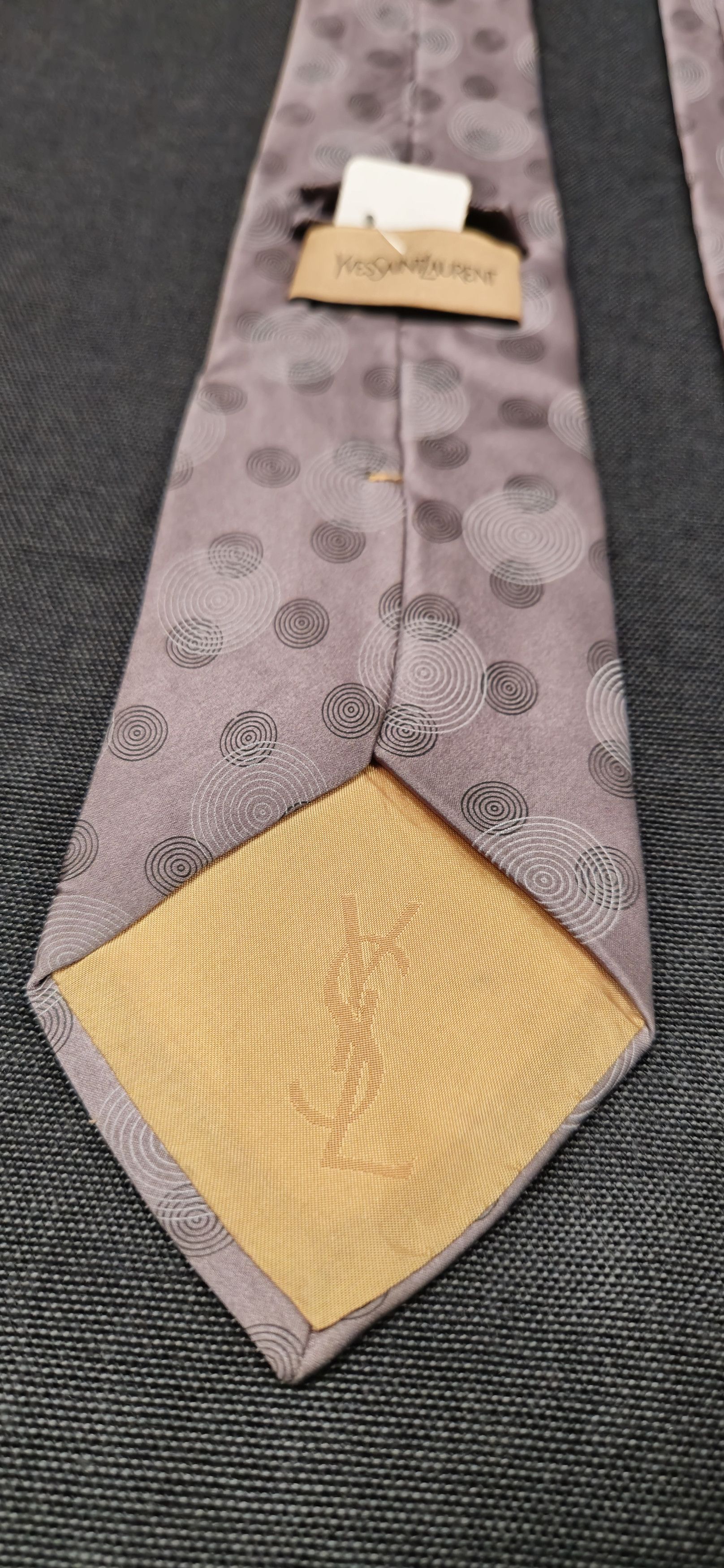 Yves Saint Laurent Yve Saint Laurant silk Tie dots Size ONE SIZE - 4 Thumbnail