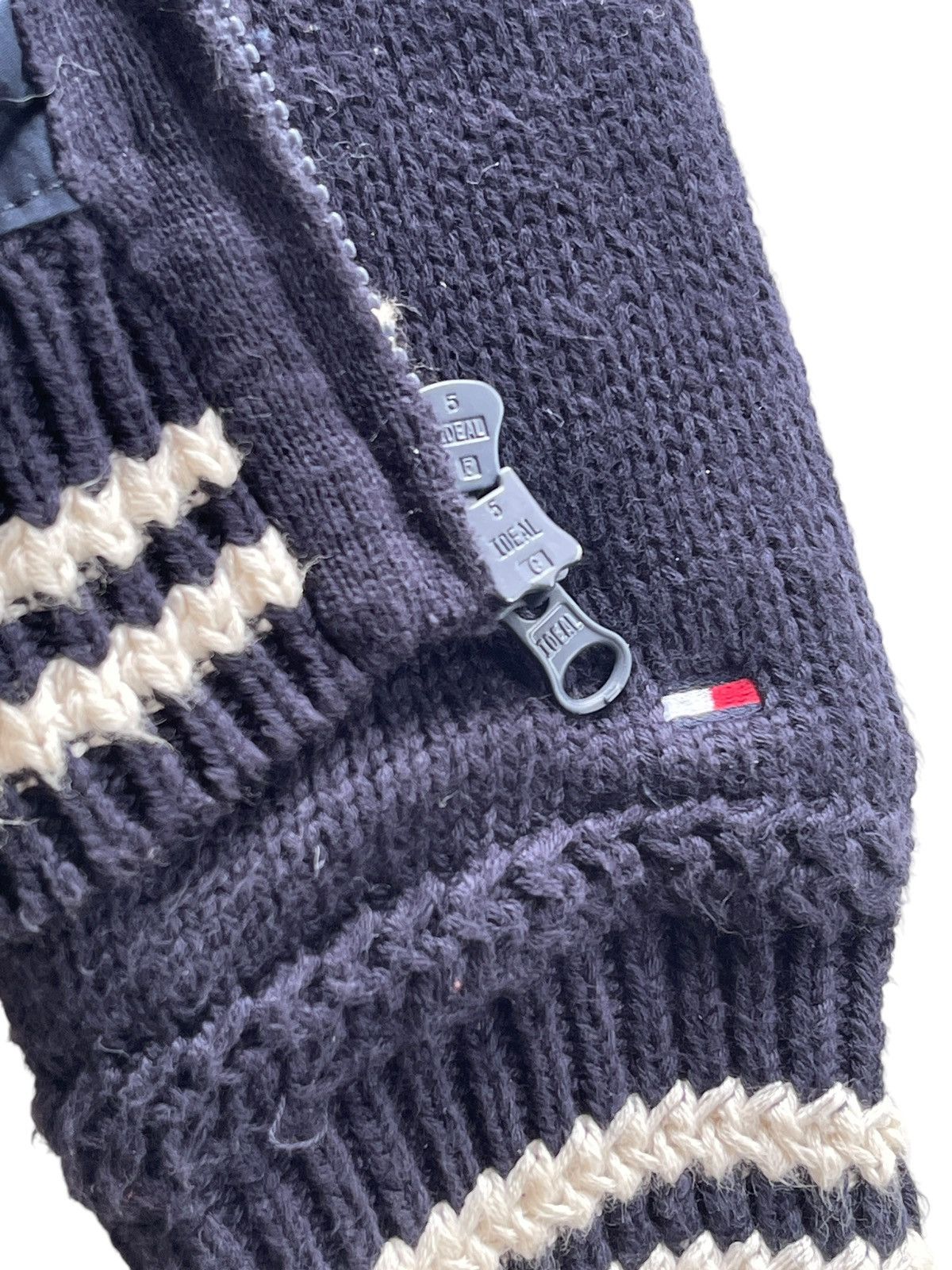 Tommy Hilfiger Tommy Hilfiger Naval Cable Knitted Hoodie Size US M / EU 48-50 / 2 - 9 Thumbnail