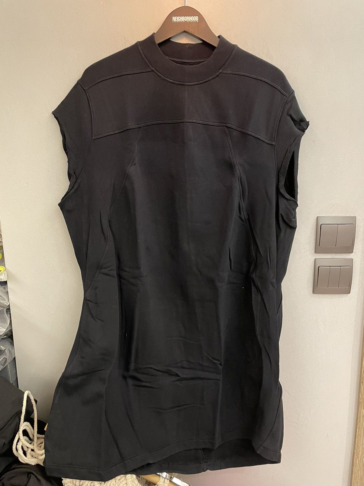 image of Rick Owens Tank Top in Black, Men's (Size 2XL)