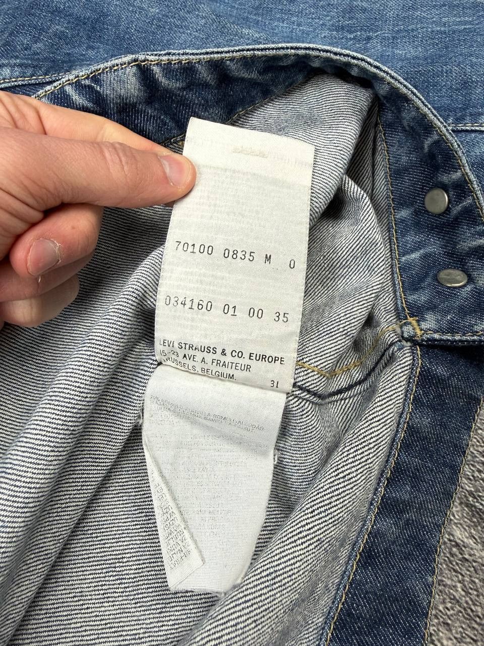 Levi's Vintage Clothing Vintage 2000s Levi's Engineered Blue Denim Jacket Jeans LEJ Size US M / EU 48-50 / 2 - 13 Thumbnail