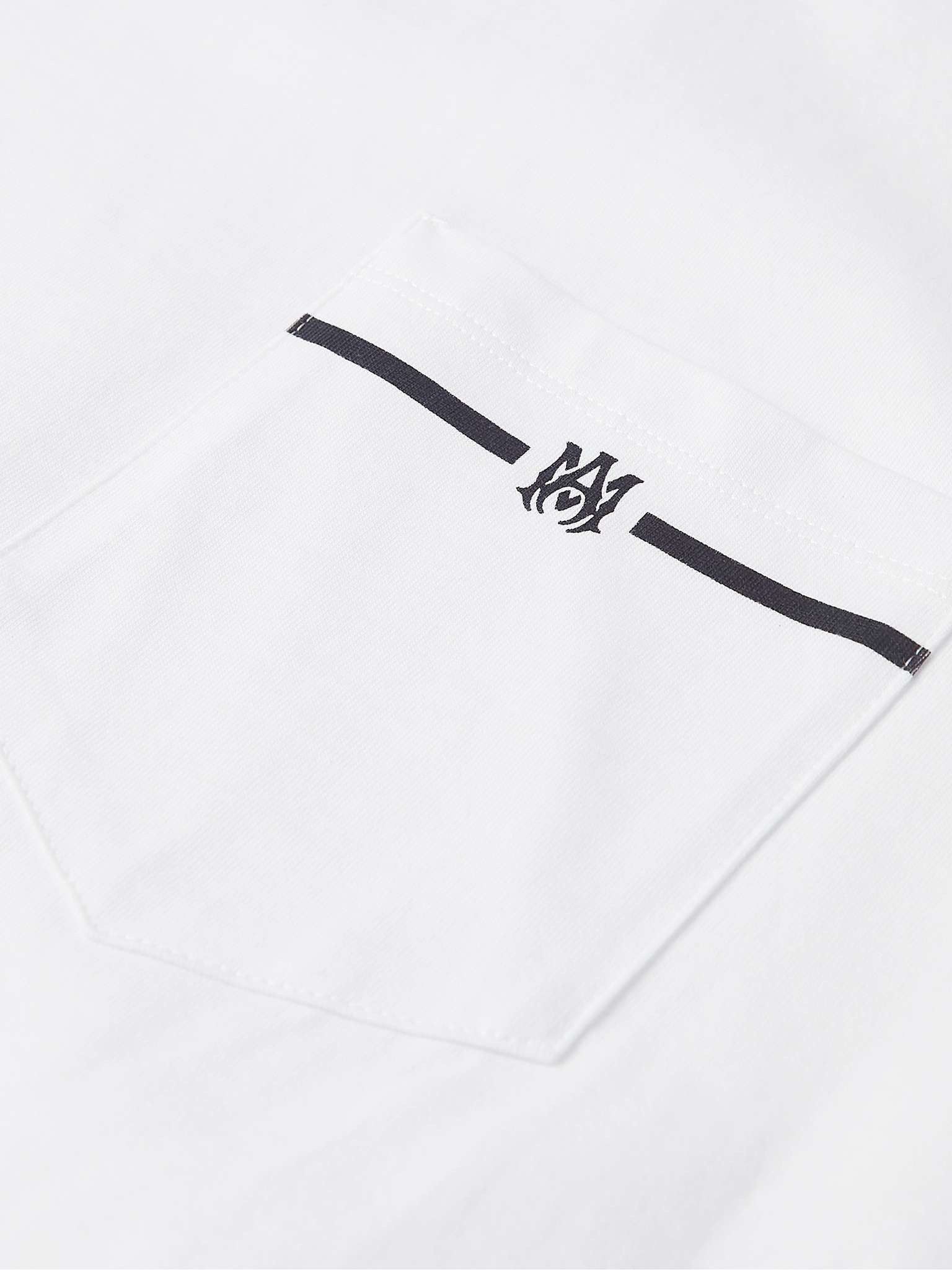Amiri o1s1wg111025 Logo-Print Cotton-Jersey T-Shirt in White Size US L / EU 52-54 / 3 - 3 Thumbnail