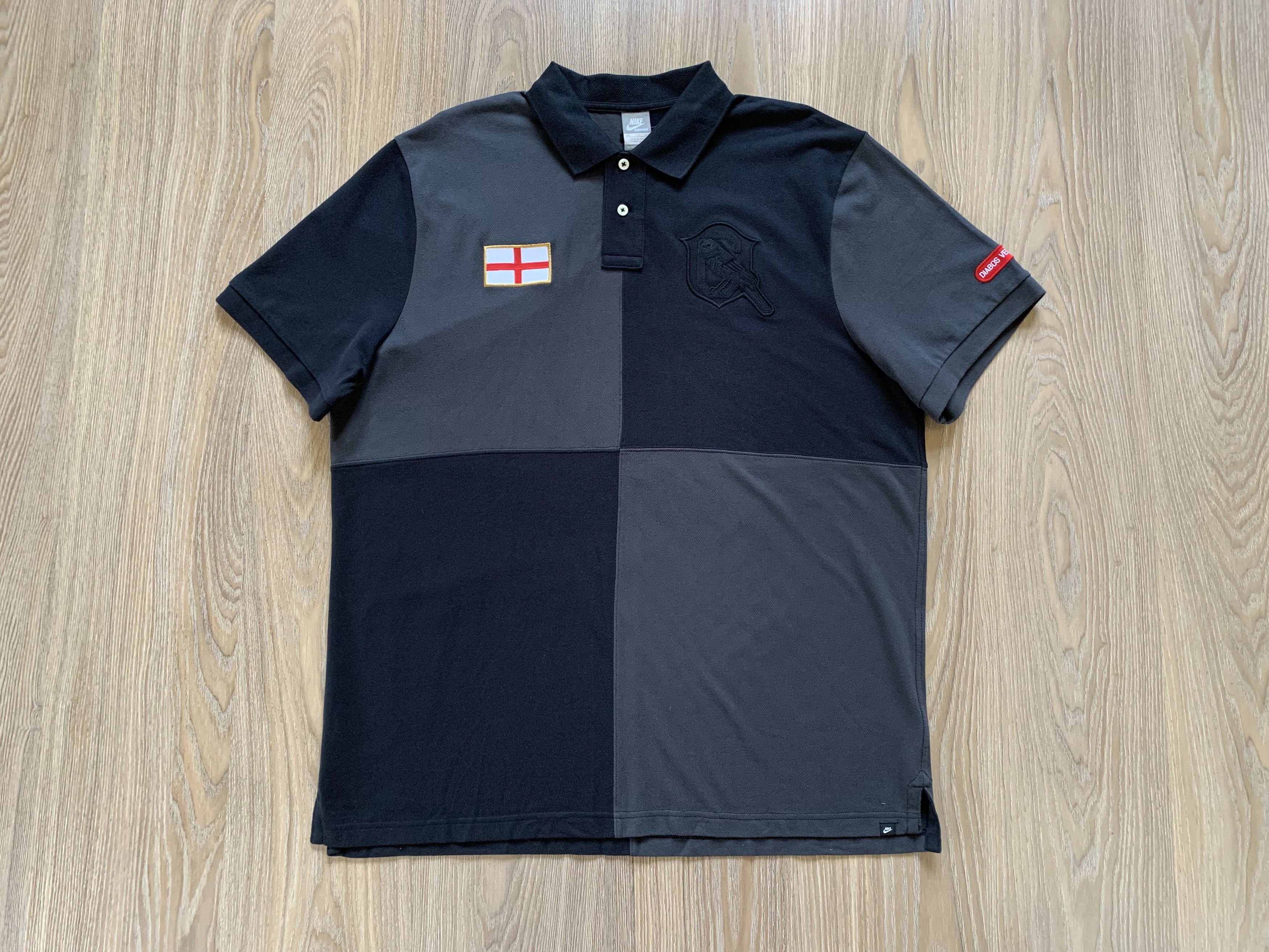 Nike × Vintage Nike Benfica The Diabos Vermelhos Cotton Polo T Shirt Size US XXL / EU 58 / 5 - 2 Thumbnail