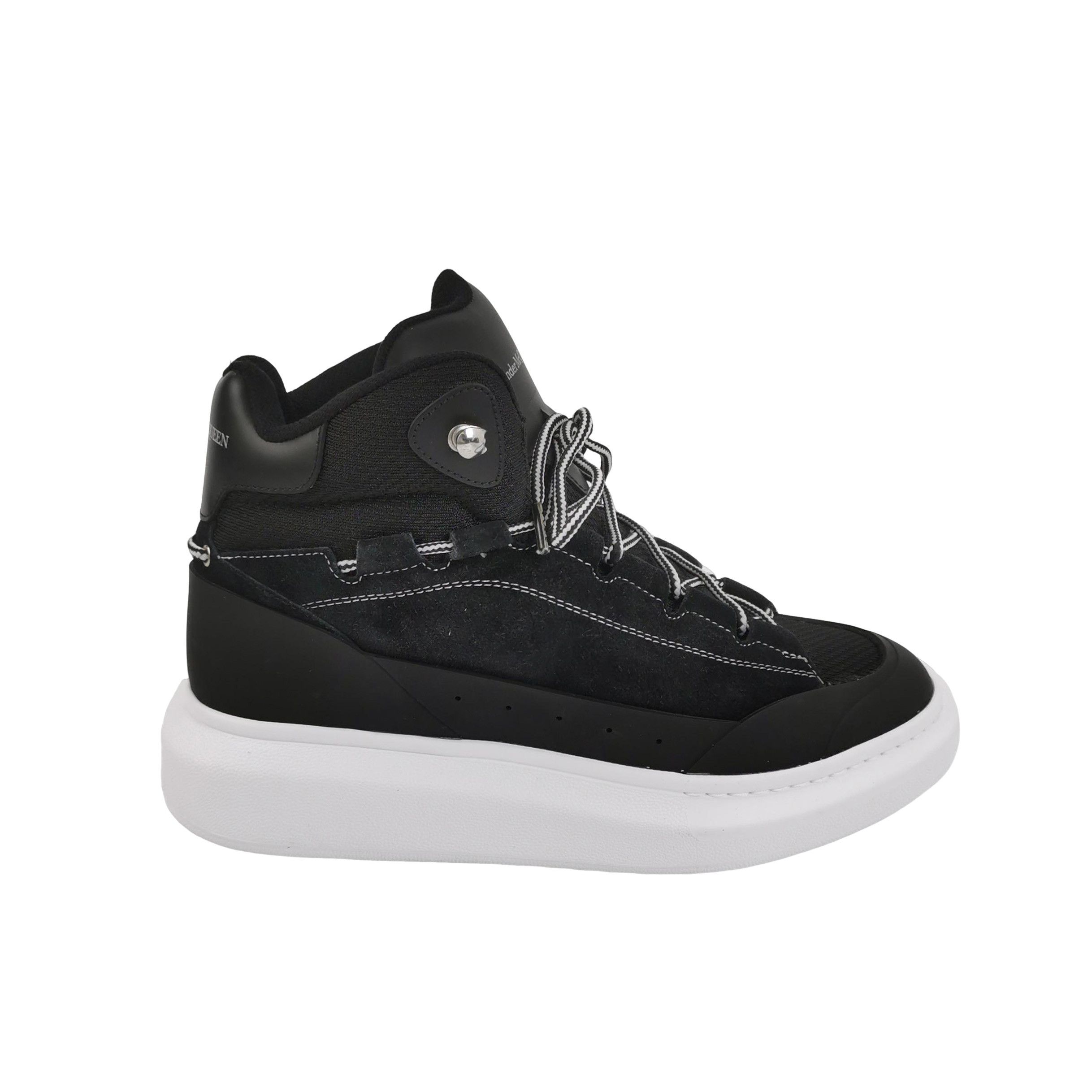 Alexander McQueen Alexander McQueen Suede Panels Hi-Top Sneakers EU 40 Size US 7 / EU 40 - 1 Thumbnail