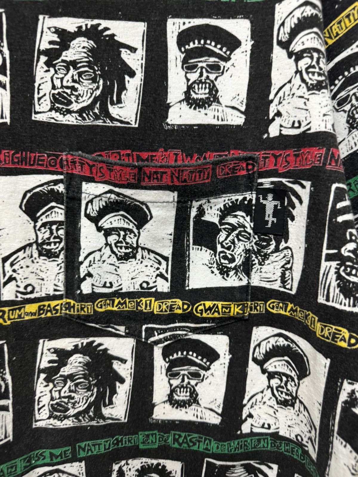 Vintage Vintage Rasta Design Raymond Pettibon Punk Art Shirt Size US L / EU 52-54 / 3 - 2 Thumbnail
