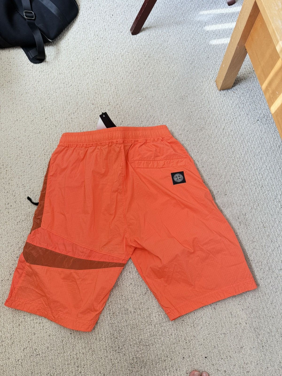 Stone Island New w/Tags Stone Island Medium Orange Shorts Size US 32 / EU 48 - 5 Thumbnail