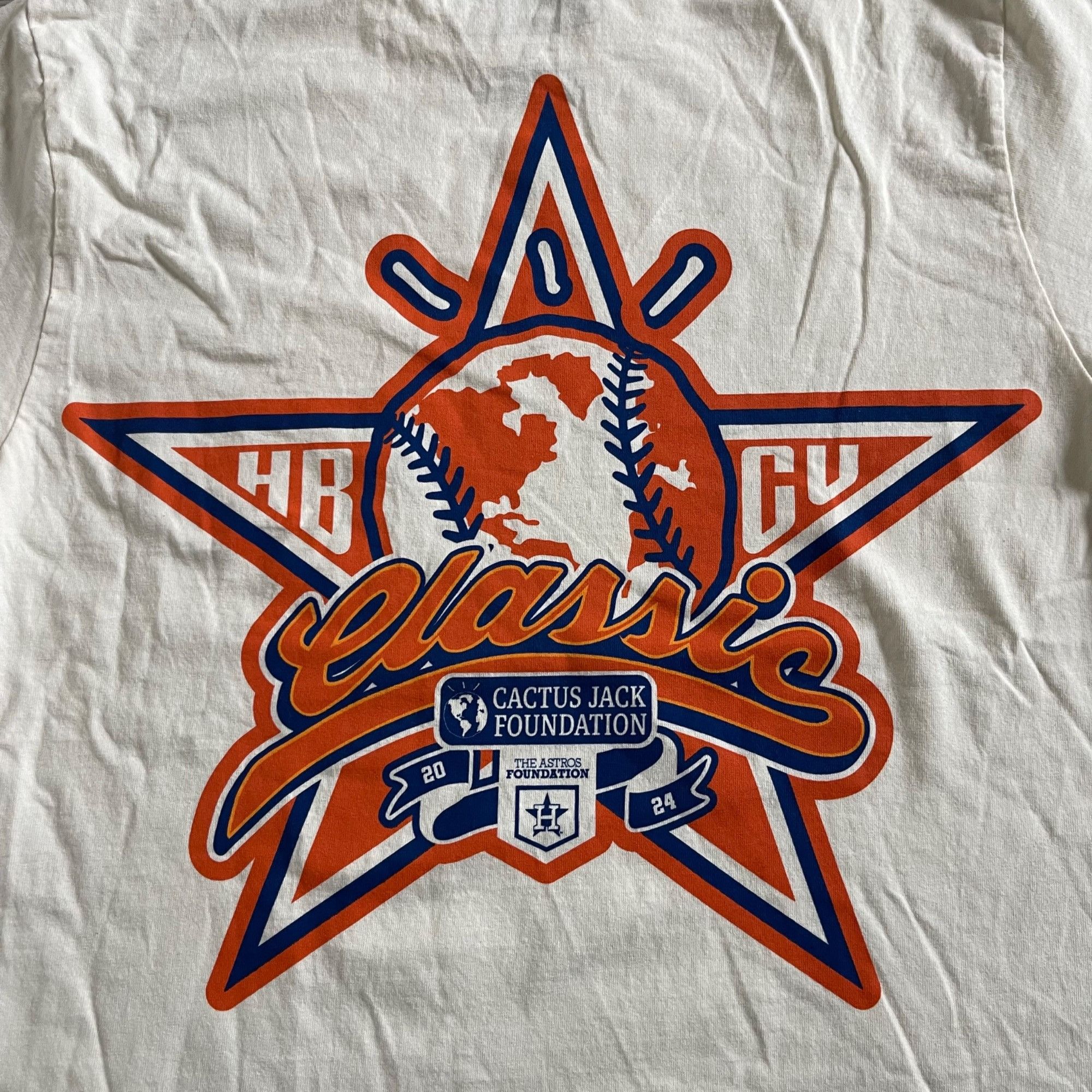 Travis Scott NEW TRAVIS SCOTT CACTUS JACK FOUNDATION HBCU CLASSIC TEE M Size US M / EU 48-50 / 2 - 2 Thumbnail