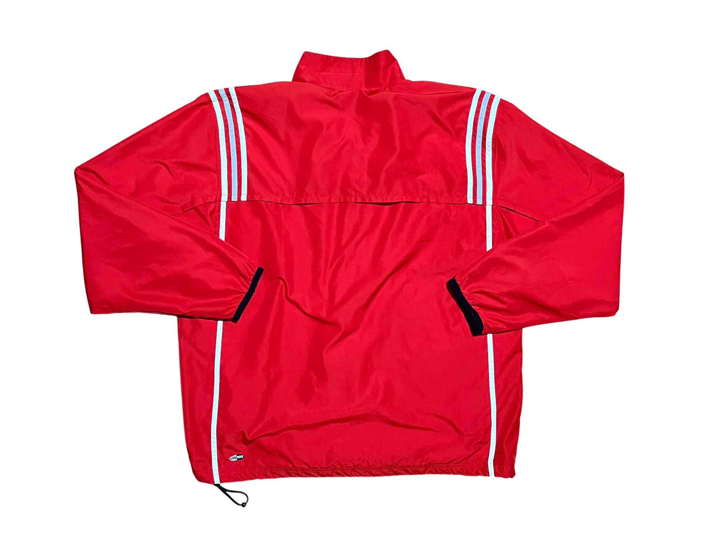 Adidas Adidas Track Jacket Y2K Red 3 Stripe Windbreaker Jacke Size US XL / EU 56 / 4 - 5 Thumbnail