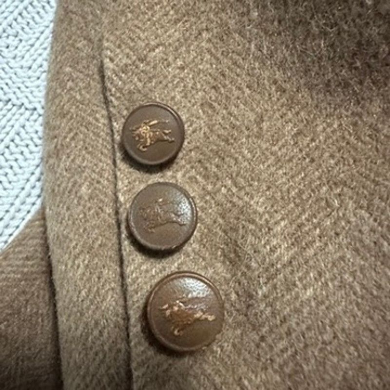 Burberry Vintage Burberry tan camel hair two button blazer size 44R Size 44R - 4 Thumbnail
