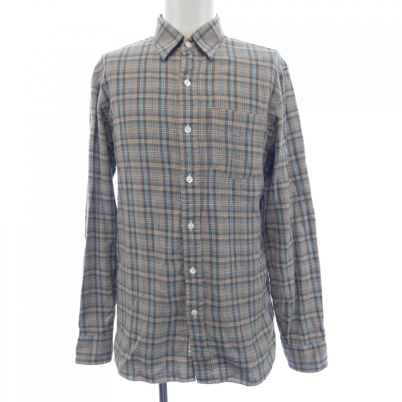 Ralph Lauren Ralph Lauren Double RL Checked Cotton Shirt Textile Dress Shirt DUTY FREE for USA Size ONE SIZE - 1 Thumbnail