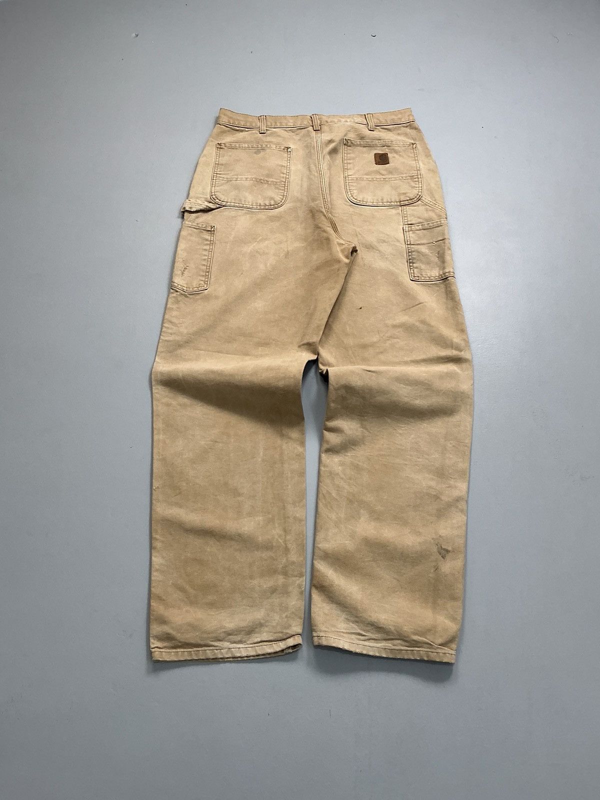 Carhartt Vintage Carhartt B11 BRN carpenter workwear denim Size US 38 / EU 54 - 2 Thumbnail