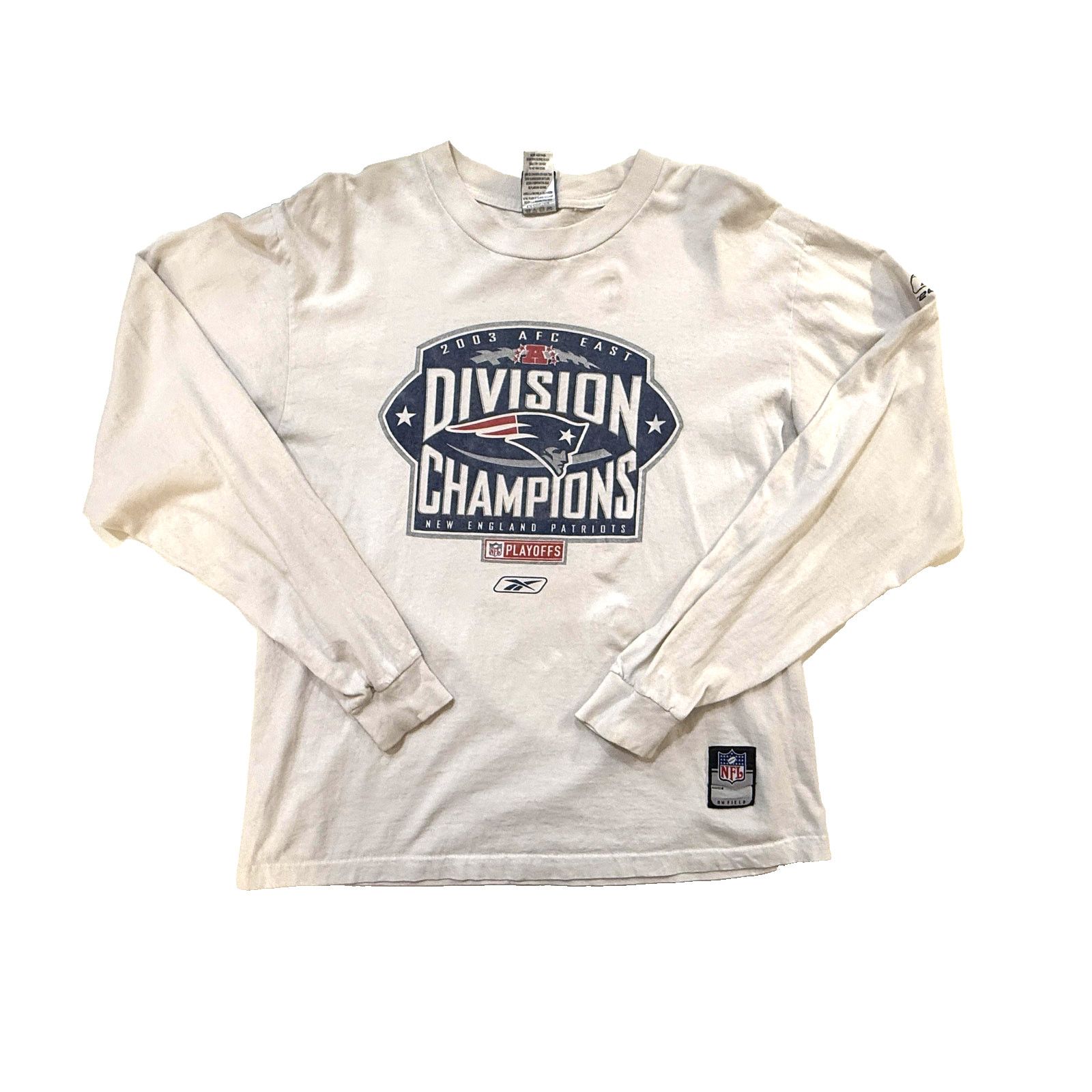 NFL Vintage New England Patriots Shirt MED Division Champs 2003 Size US M / EU 48-50 / 2 - 1 Thumbnail