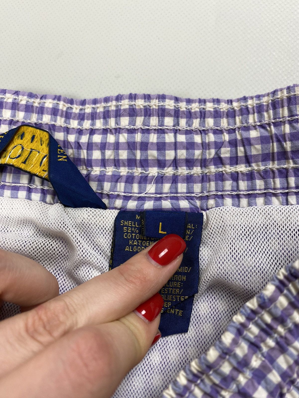Polo Ralph Lauren Polo Ralph Lauren men’s checked swimming Surfing Shorts Size US 34 / EU 50 - 11 Thumbnail
