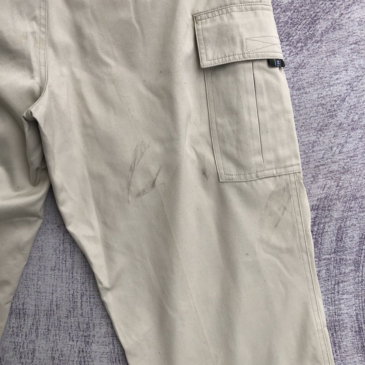 Vintage Japanese brand cargo cream 6 pocket Pants Size US 27 - 11 Thumbnail