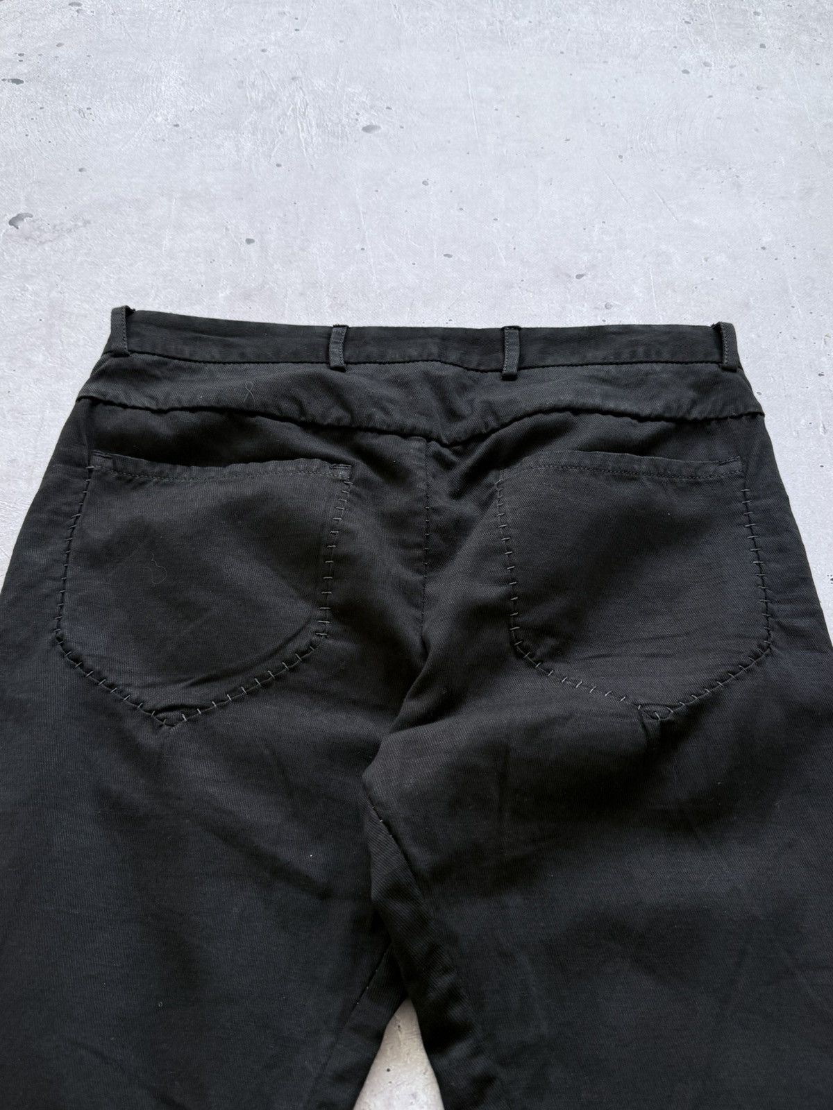 Layer-0 Layer-0 Black Cotton Pants Size US 32 / EU 48 - 9 Thumbnail