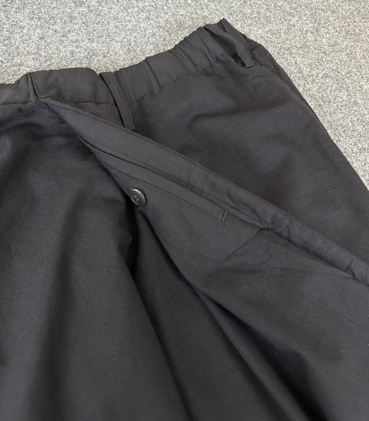 Issey Miyake Issey Miyake - S/S17 Sarouel Asymmetrical Drop Crotch Pants Size US 32 / EU 48 - 5 Thumbnail