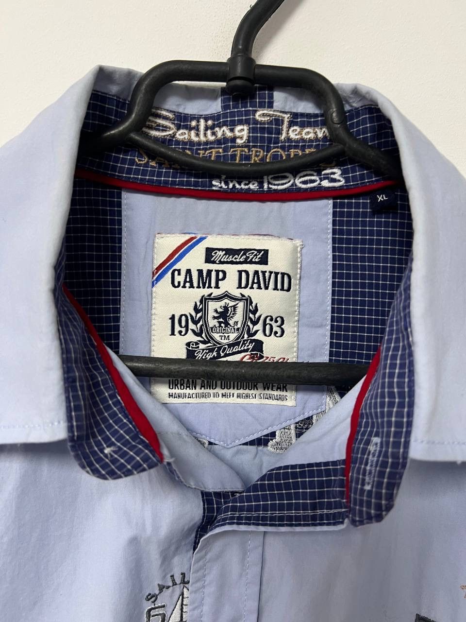 Camp David Camp David Muscle Fit Button Down Shirt Urban and Outdoor XL Size US XL / EU 56 / 4 - 5 Thumbnail