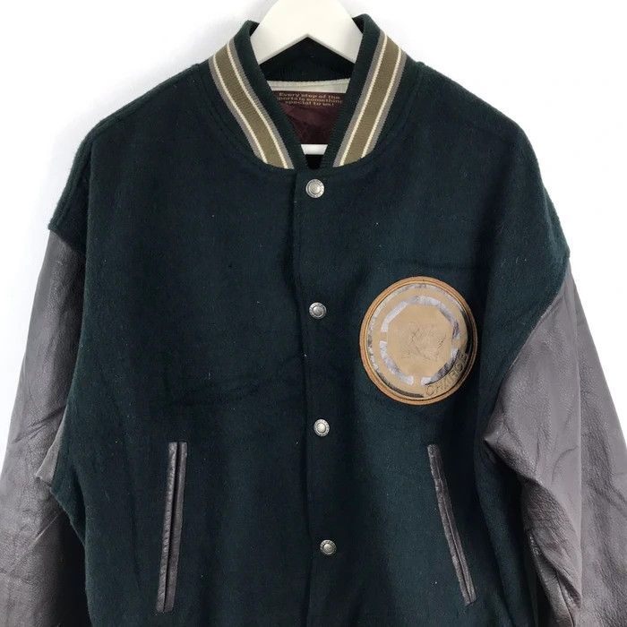 Japanese Brand SY0123 VTG CHARGE LEATHER SLEEVE VARSITY JACKET Size US L / EU 52-54 / 3 - 3 Thumbnail