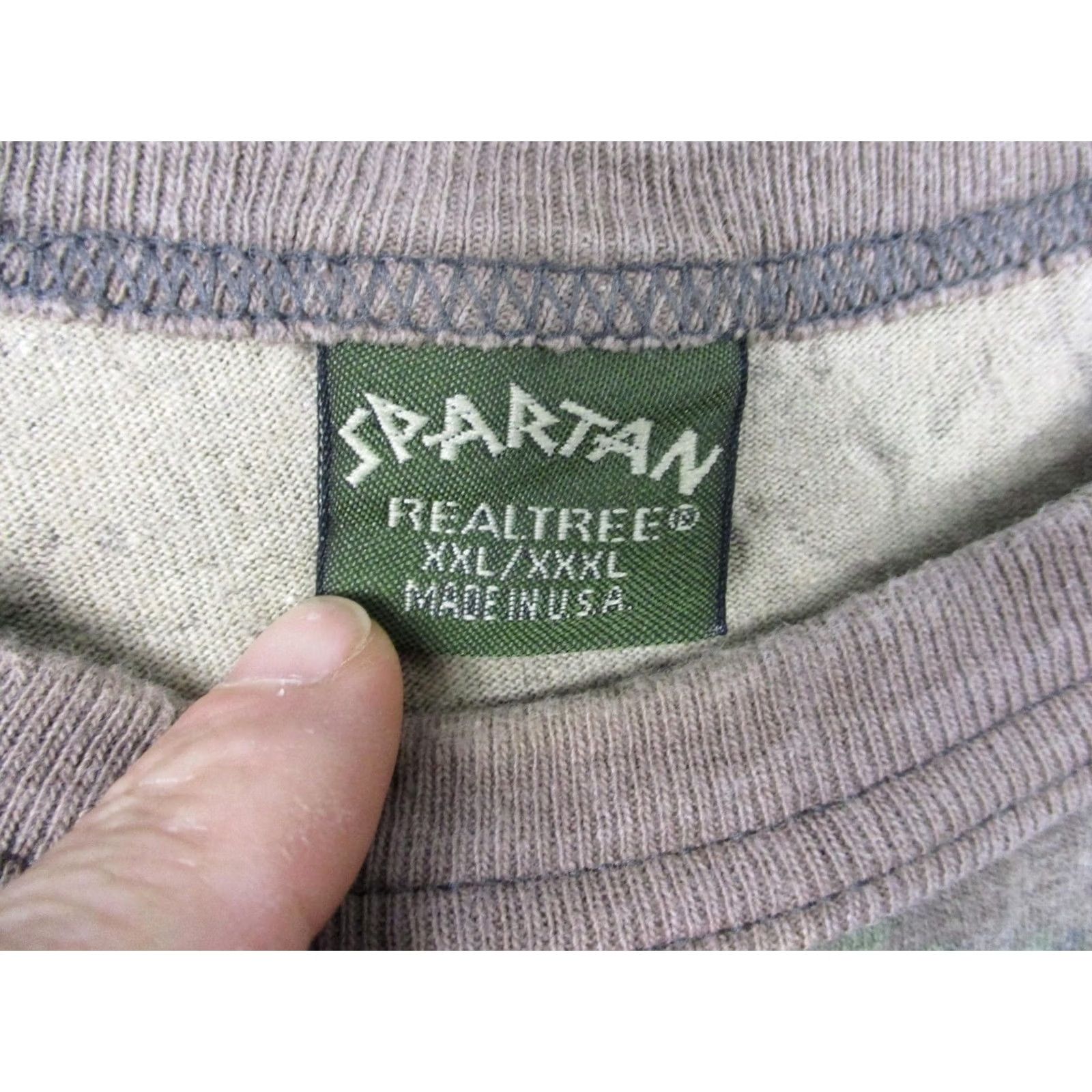 Realtree Spartan Realtree Shirt Mens 2XL/3XL Brown Camo Pocket Hunting Tee Made USA Size US XXL / EU 58 / 5 - 5 Thumbnail