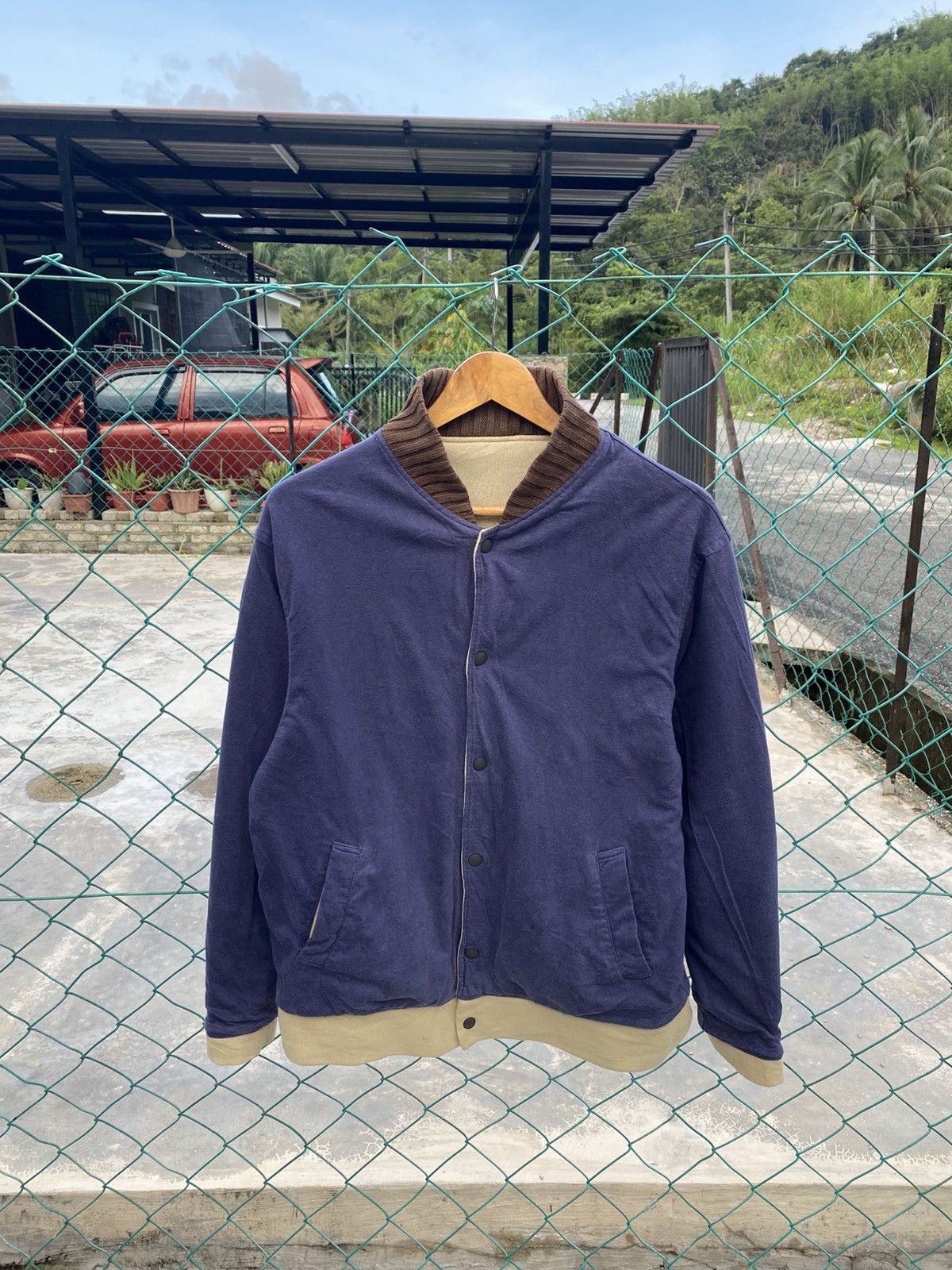 Japanese Brand × SHIPS × Vintage ⚡️light layer⚡️ Ships riversible jacket Size US M / EU 48-50 / 2 - 5 Thumbnail
