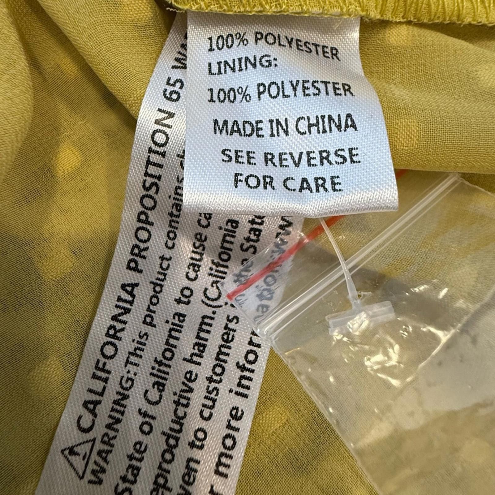 Other Wishlist Apparel mustard yellow Swiss dot sleeveless top M Size M / US 6-8 / IT 42-44 - 7 Thumbnail