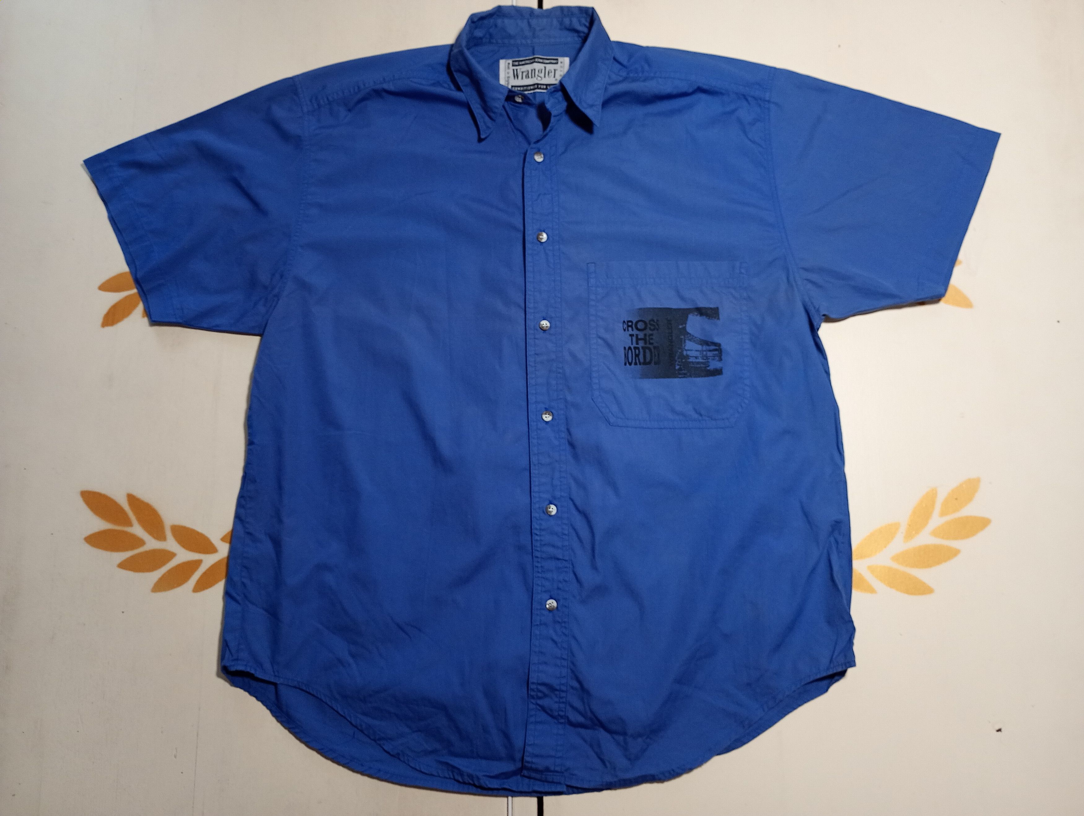 Wrangler Wrangler Cross The Border Short Sleeve Shirt 80's Size US M / EU 48-50 / 2 - 1 Thumbnail