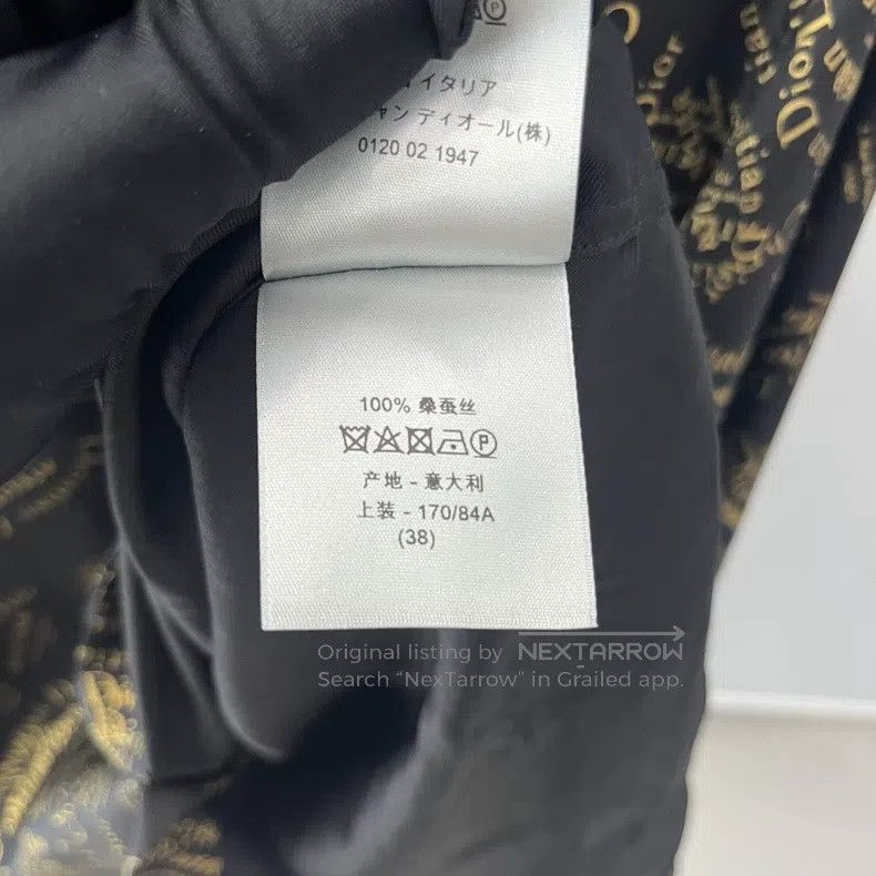 Dior Dior Size38 Full print graffiti full letter logo shirt Size US XXS / EU 40 - 5 Thumbnail