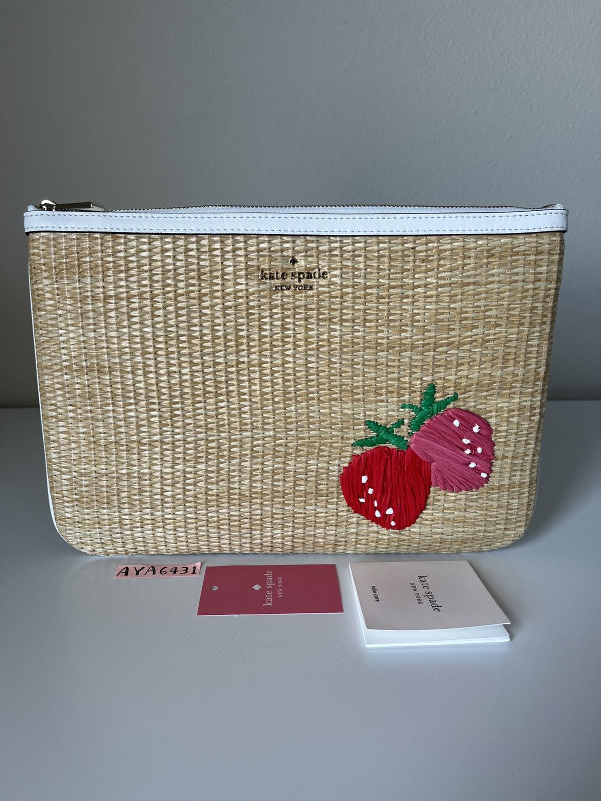 Kate Spade Kate Spade Picnic in the park large zip pouch Size ONE SIZE - 1 Thumbnail