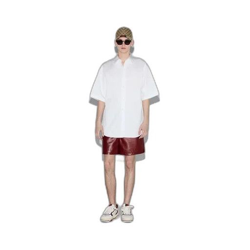Gucci o1la5ras0426 Cotton Poplin Shirt in White Size US L / EU 52-54 / 3 - 1 Thumbnail