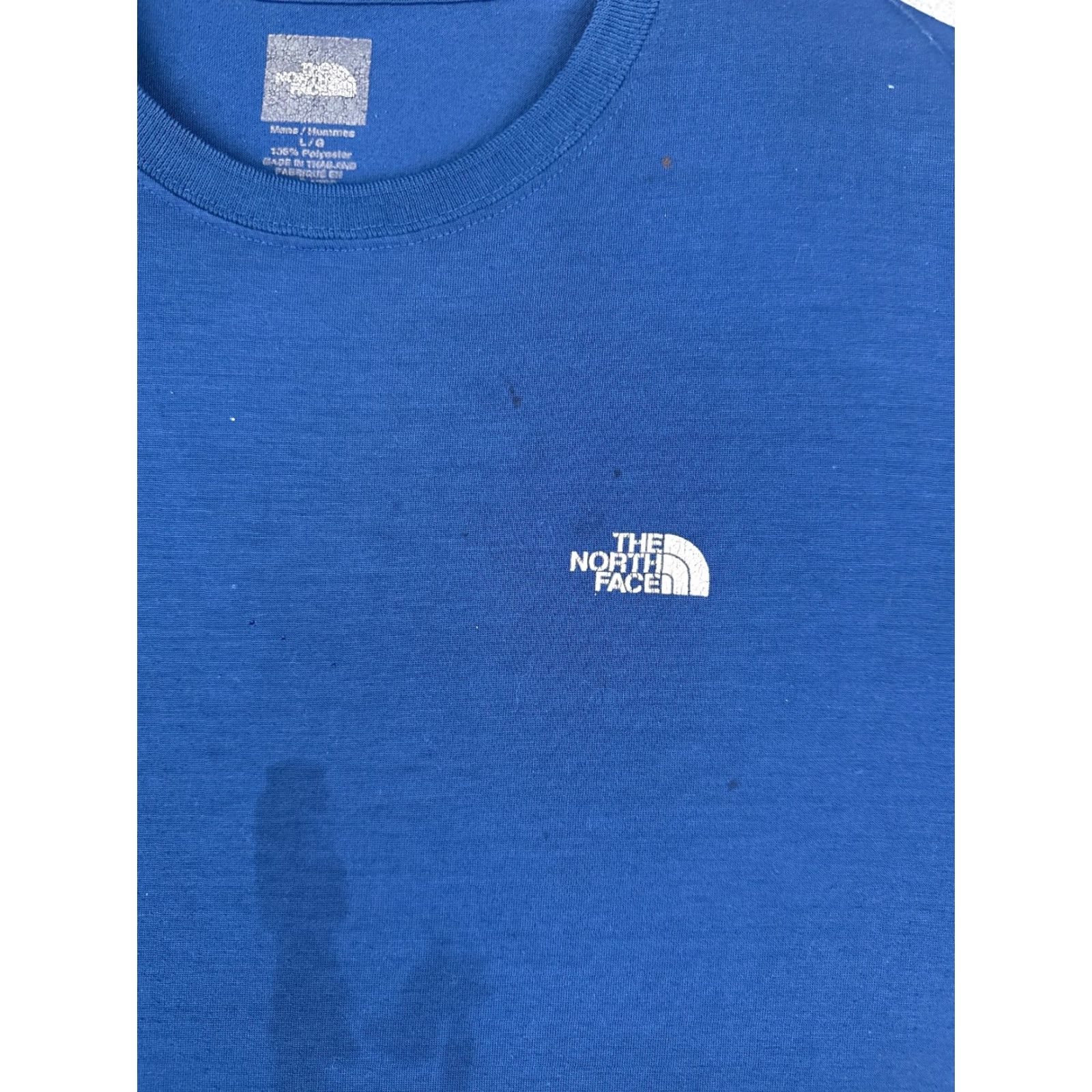 The North Face The North Face Shirt Men Large Blue Short Sleeve Vaporwick 100% Polyester READ Size US L / EU 52-54 / 3 - 6 Thumbnail
