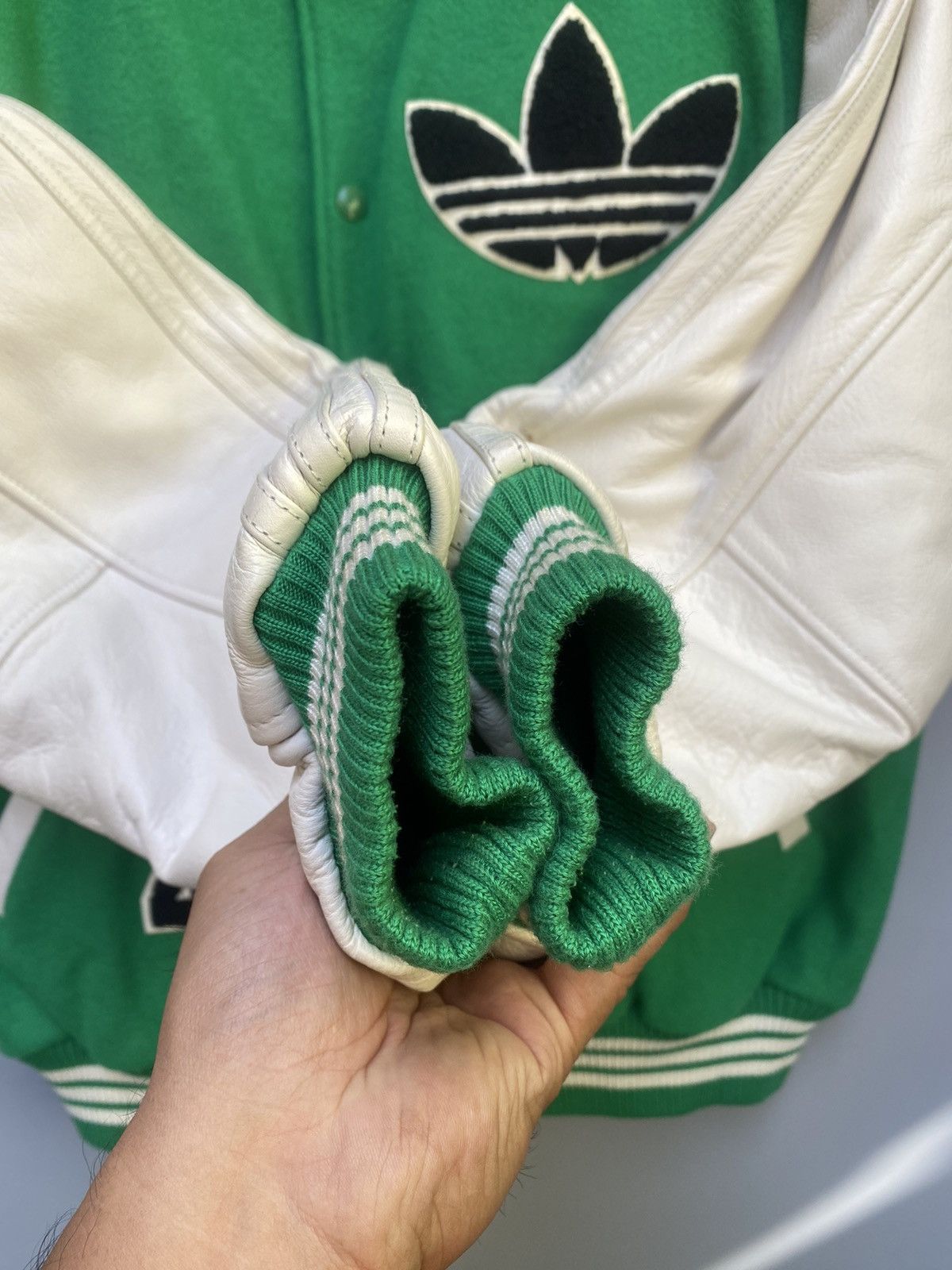 Adidas × Nigo Rare! 2005 - Adidas x Nigo - OG Varsity Letterman Jacket Size US XL / EU 56 / 4 - 7 Thumbnail