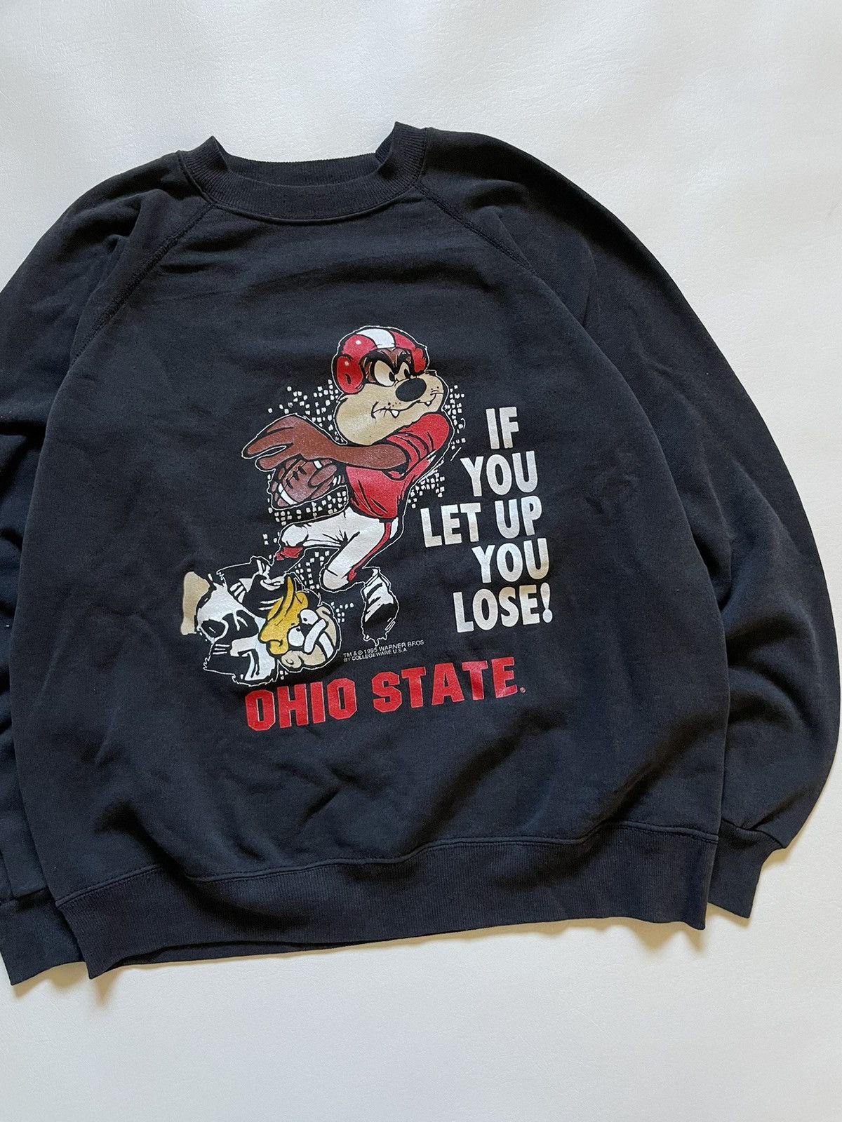 Vintage × Warner Bros Vintage Ohio state Taz sweatshirt Size US L / EU 52-54 / 3 - 3 Thumbnail