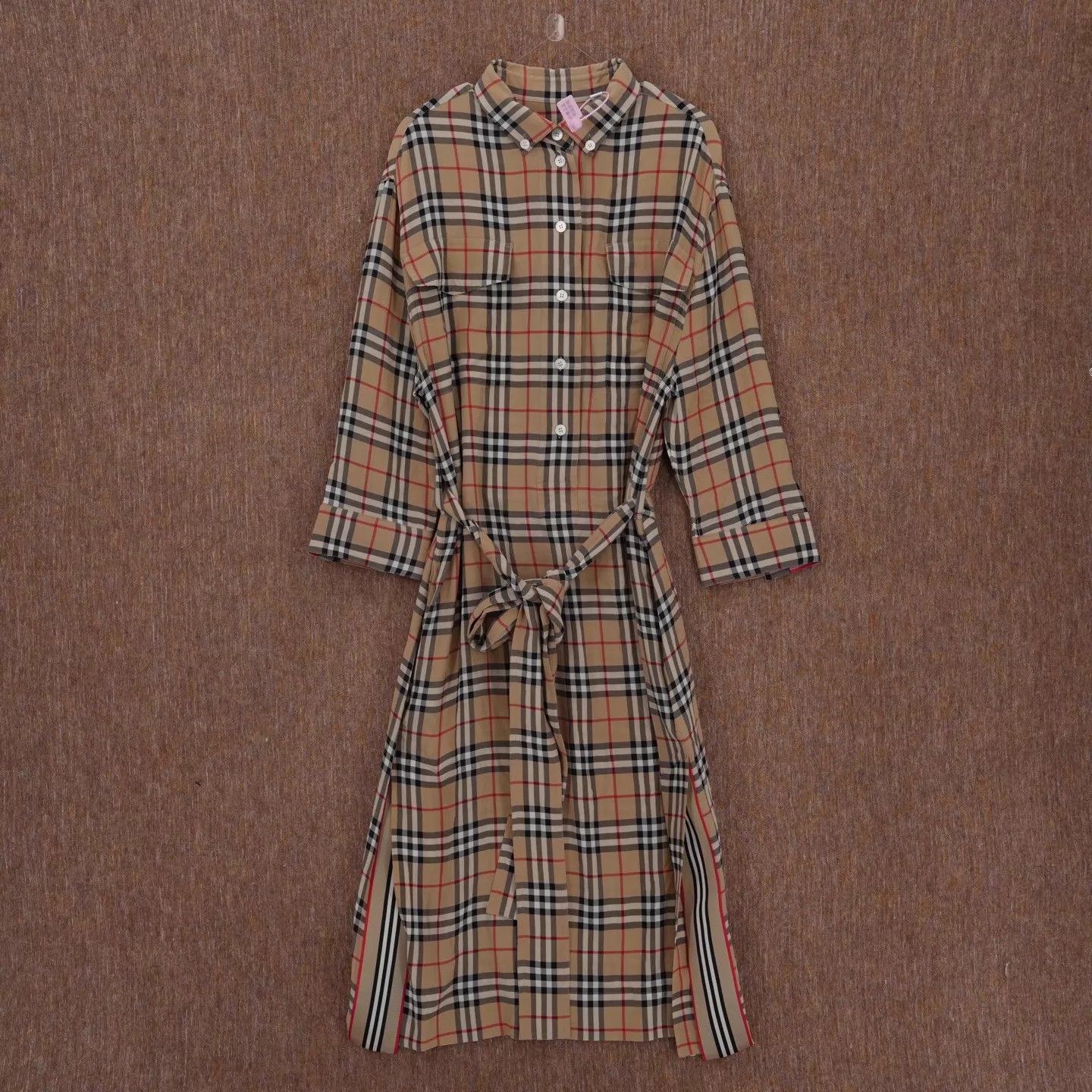 Burberry BURBERRY Classic Check shirtdress women's UK6 99 Size S / US 4 / IT 40 - 1 Thumbnail