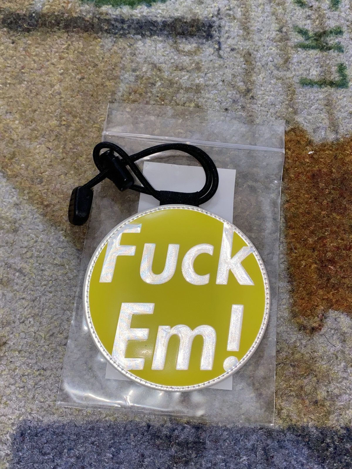 Supreme Supreme Blue Lug Fuck Em Reflector green yellow | Grailed