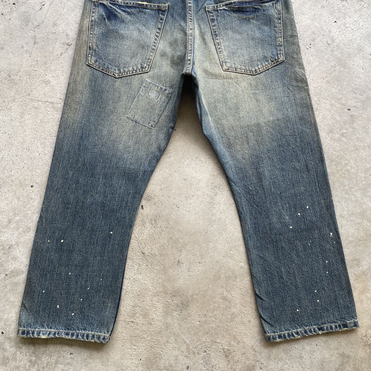 Japanese Brand Vintage Back Number Japan Rusty Three Quarter Jeans Pants Size US 32 / EU 48 - 9 Thumbnail