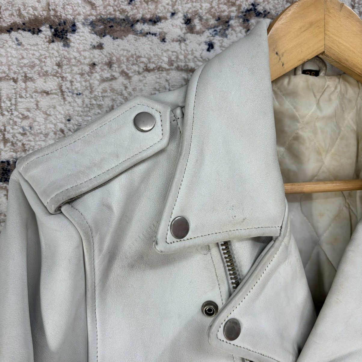 Genuine Leather 🔥Vintage FREEDOM Bikers Leather Jacket Size US S / EU 44-46 / 1 - 5 Thumbnail