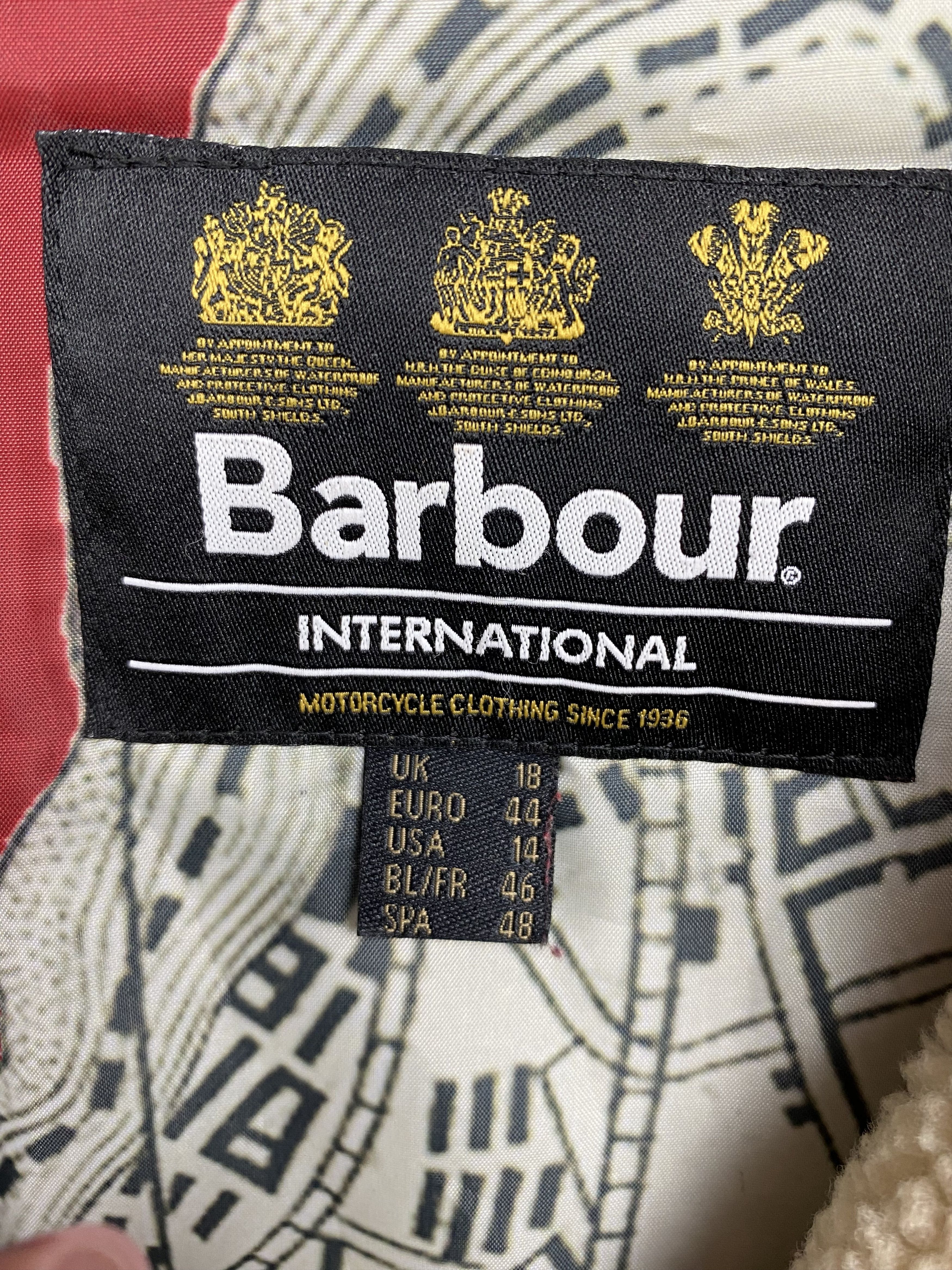 Barbour × Vintage Barbour Matlock Vintage Womens WAX Biker Jacket Size XL / US 12-14 / IT 48-50 - 4 Thumbnail