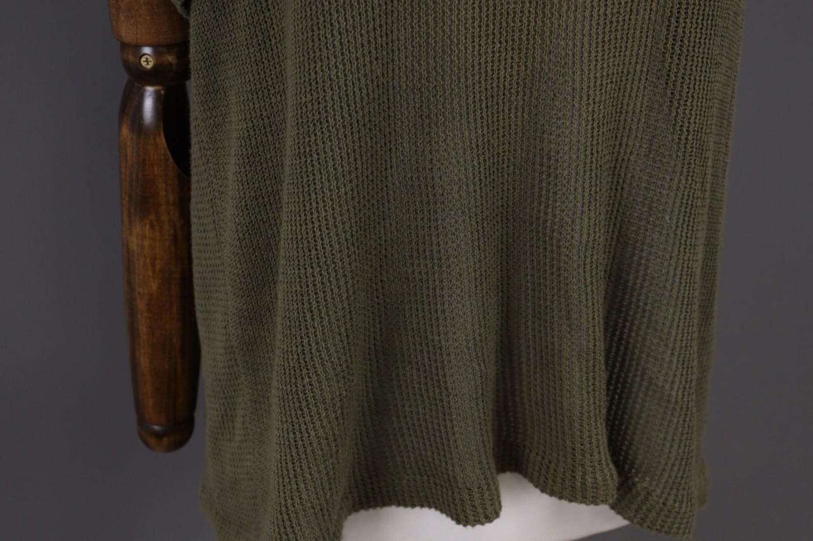 Kenzo Kenzo Paris Khaki Wafle Knit Relaxed Pullover Top Size M Size M / US 6-8 / IT 42-44 - 6 Thumbnail