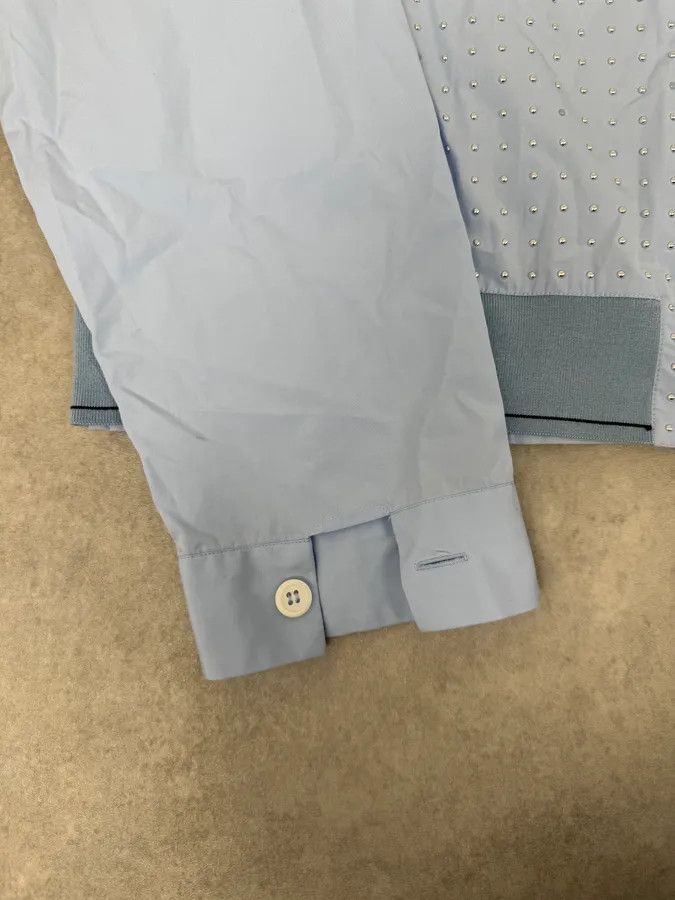 Prada SS2022 Prada Baby Blue Signature Studded Jacket Size US M / EU 48-50 / 2 - 7 Thumbnail