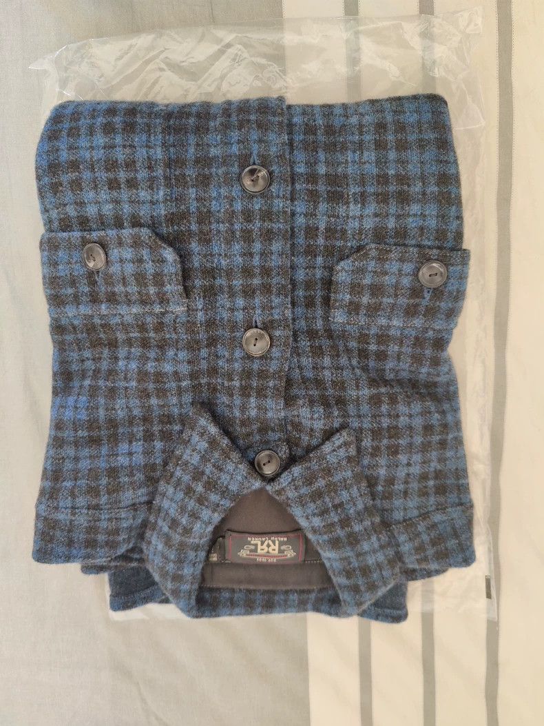 RRL Ralph Lauren RRL Ralph Lauren Vintage vintage blue dyed shirt Size US M / EU 48-50 / 2 - 3 Thumbnail