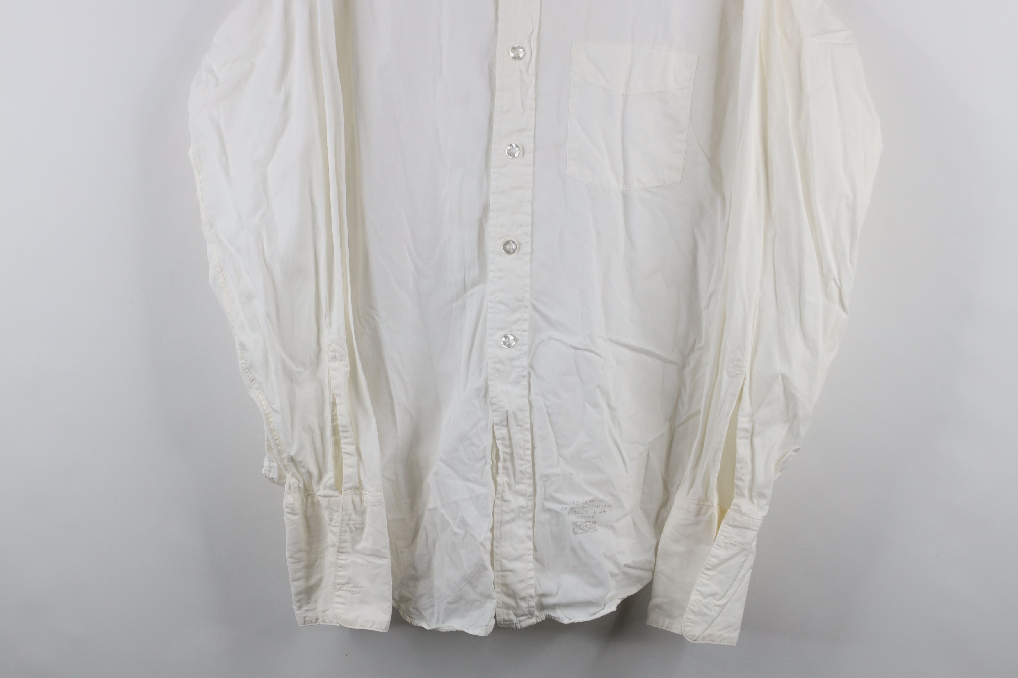 Vintage Vintage 60s Streetwear French Cuff Collared Button Shirt USA Size US M / EU 48-50 / 2 - 3 Thumbnail