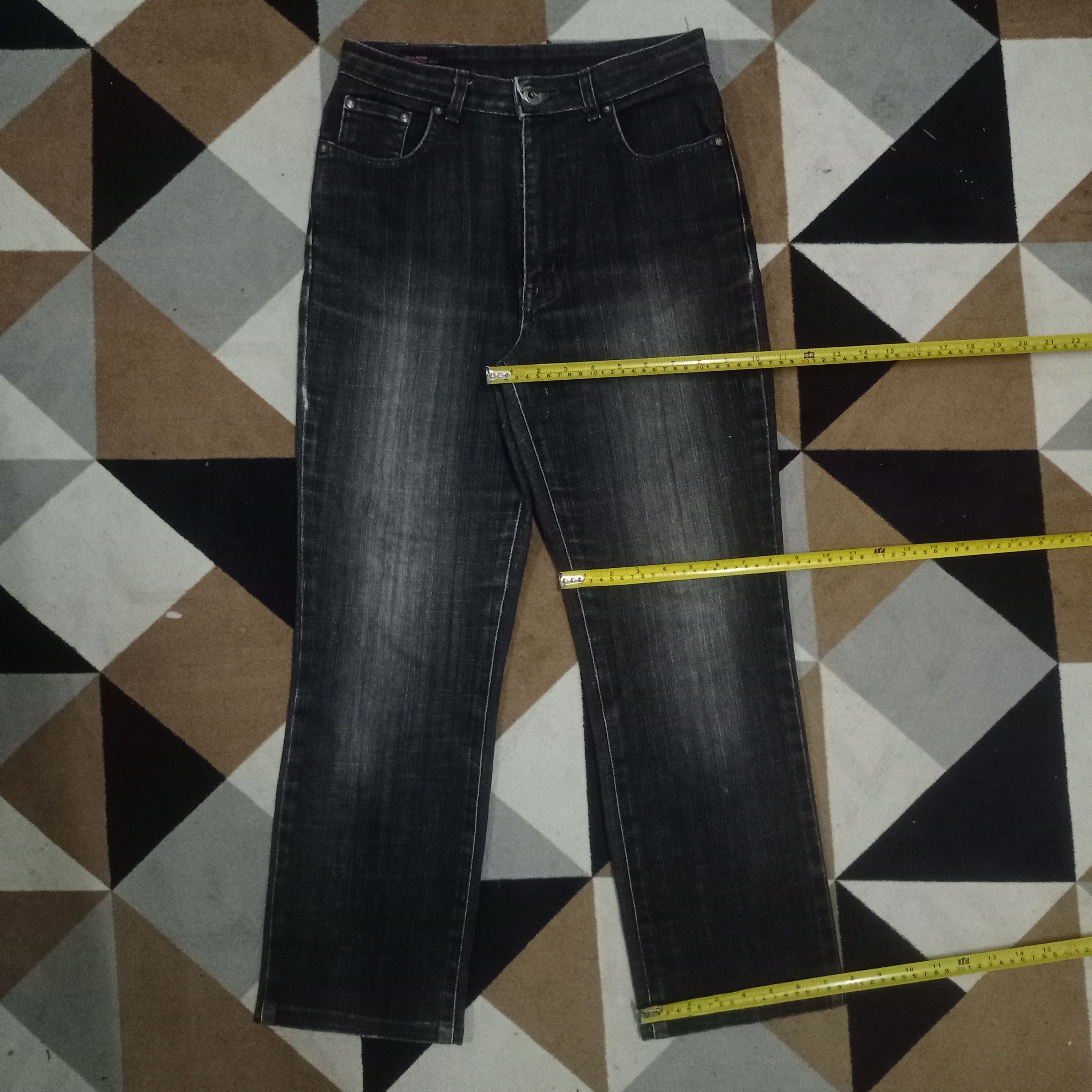 Edwin × Japanese Brand Vintage Edwin Japan Faded Black Distressed Jeans Size US 28 / EU 44 - 11 Thumbnail