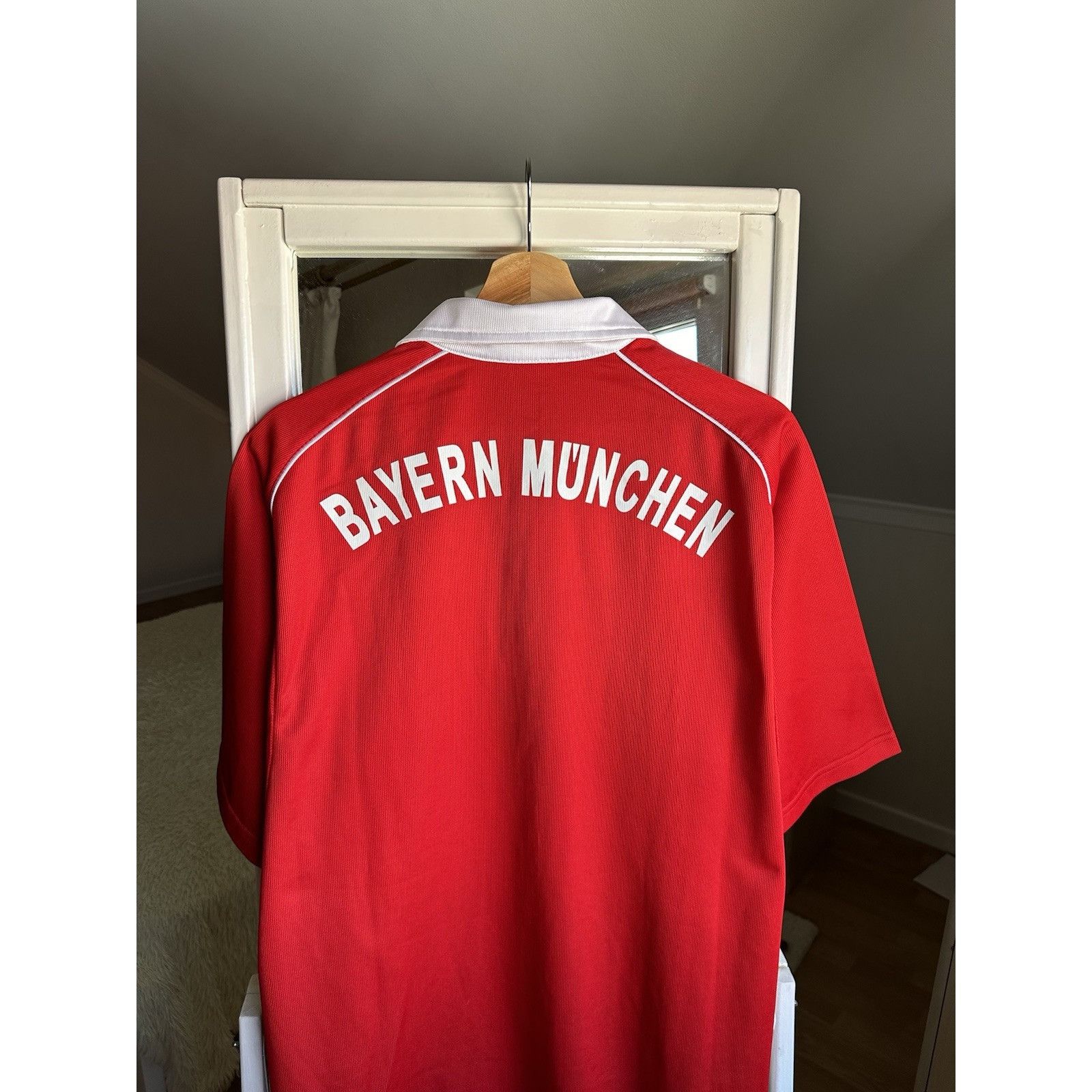 Adidas BAYERN MUNICH 2005 2006 HOME FOOTBALL SHIRT SOCCER JERSEY AD Size US L / EU 52-54 / 3 - 9 Thumbnail