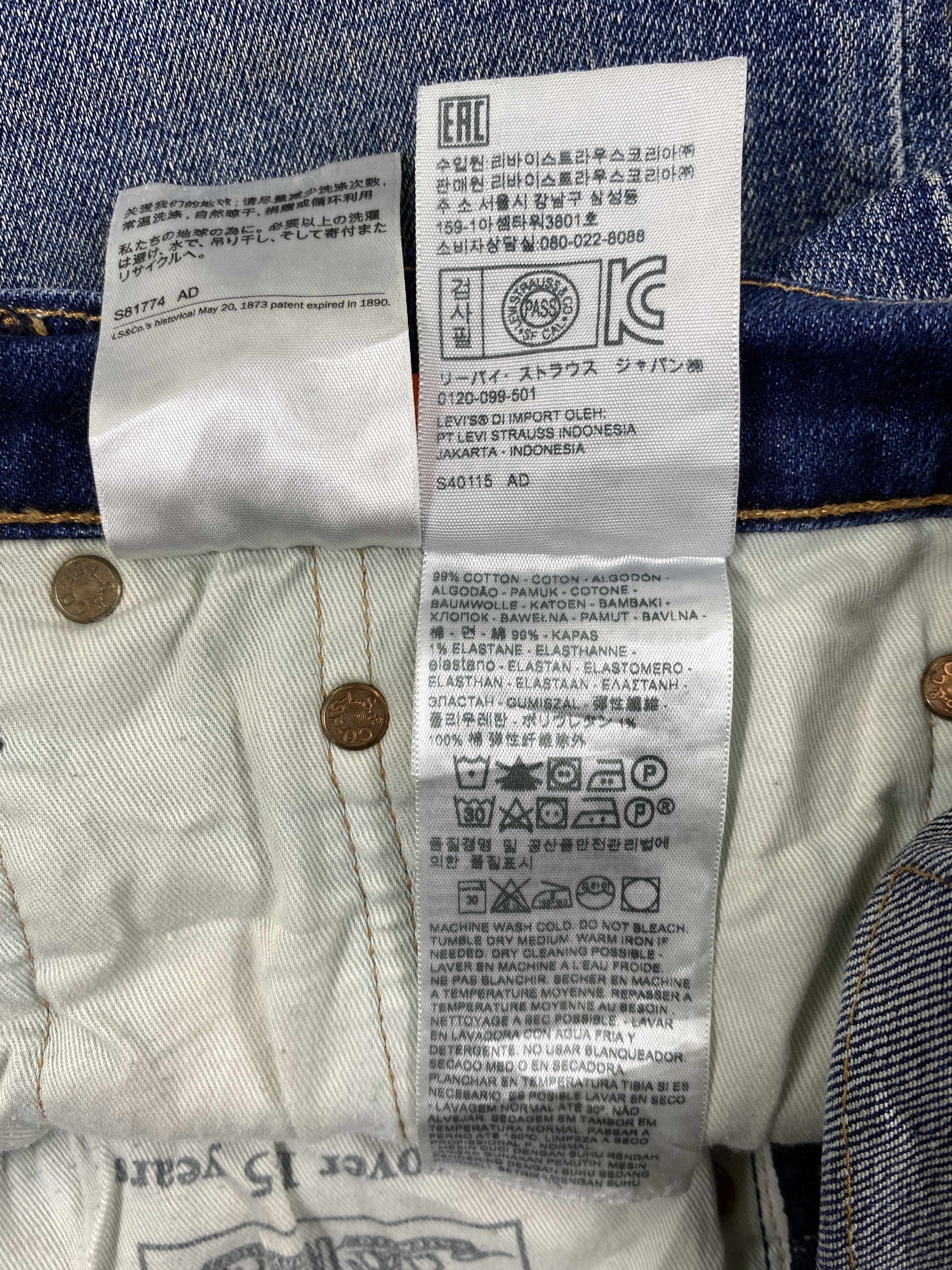 Levi's Distressed Blue Levi's 502 Jeans 34x31 Denim -SJ183 Size US 34 / EU 50 - 9 Thumbnail