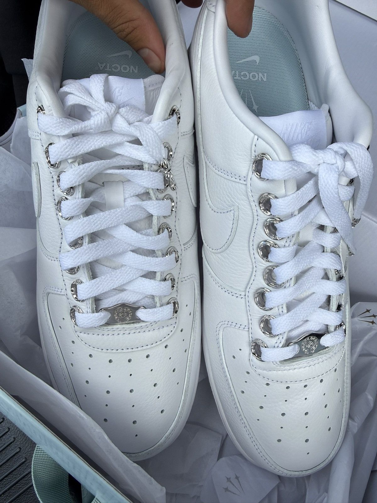 Chrome Hearts Chrome Hearts Drake Nocta Airforce One Size US 12 / EU 45 - 1 Thumbnail