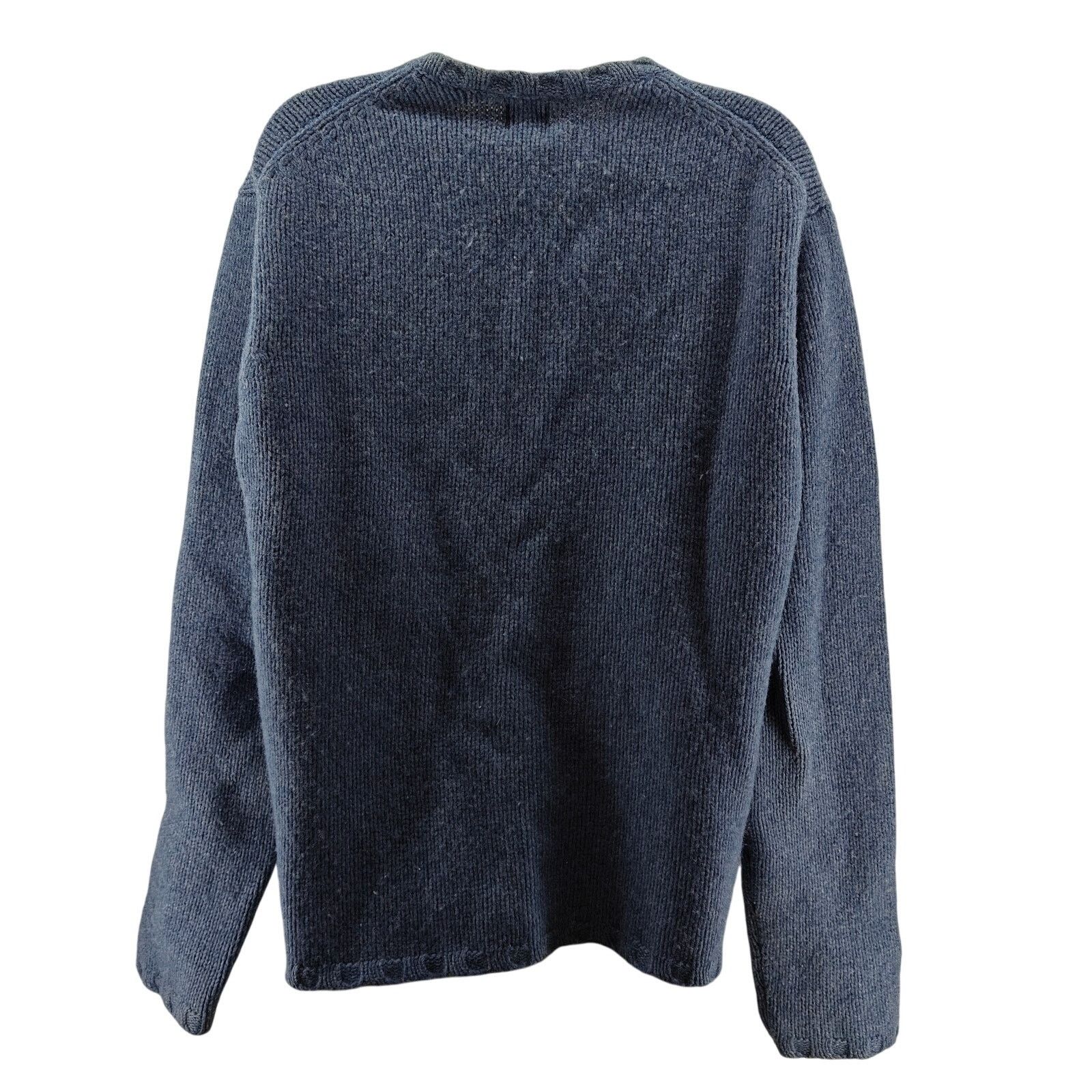 Gap Vintage Gap Lambswool Sweater Pullover V Neck Blue Large Size L / US 10 / IT 46 - 3 Thumbnail