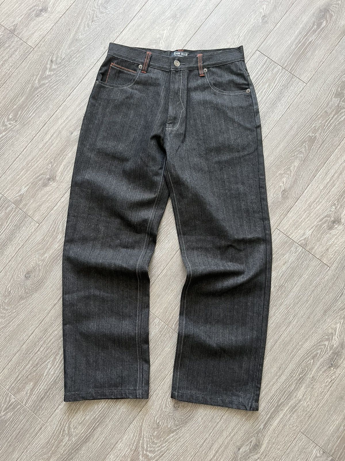Vintage Vintage Raw Blue Pants Jeans Size US 34 / EU 50 - 8 Thumbnail